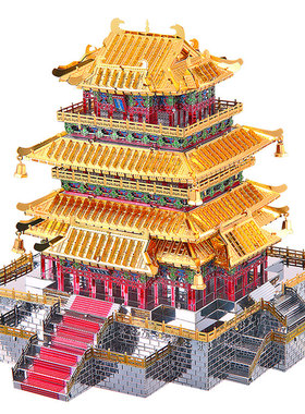 艺模擎天柱拼装模型拼图变形金刚
