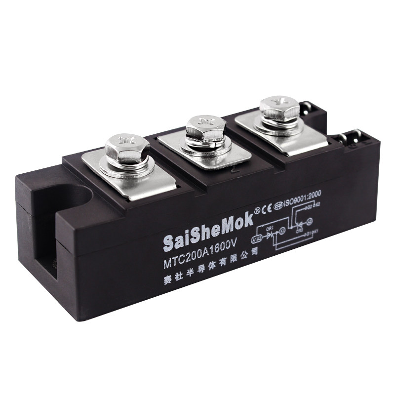 赛社半导体MTC200A1600V晶闸管可控硅模块双控模块全控可控硅模块