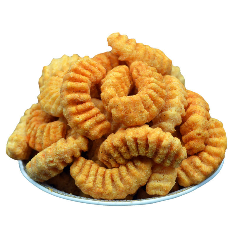 散装称重整箱麻辣小虾仁酥锅巴零食毛毛虫5斤大包装儿时怀旧小吃
