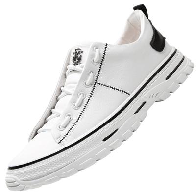 秋季真皮休闲风百搭板鞋