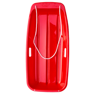 儿童成人滑雪板耐磨滑草板滑沙板加厚单板雪橇车爬犁通用型雪地