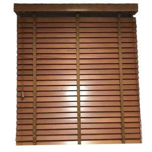 木百叶窗帘隔断竹百叶竹帘遮光遮阳卧室书房办公室