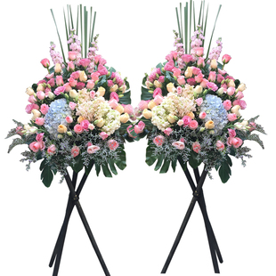 深圳广州开业花篮同城商务鲜花速递大麦开张乔迁庆典活动北京花店