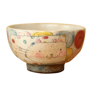 日本山之花山口麻子粉引可爱美人鱼小红帽陶筷托筷架小碟勺子托垫