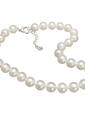 珍珠项链轻奢锁骨链小众设计法式