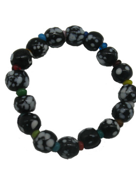 手工老琉璃毛衣链