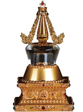 欧斯特居家摆件镀金八大塔