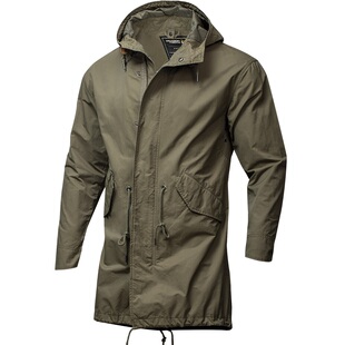 龙牙M51风衣鱼尾大衣中长款春秋冬男士户外战术防风外套