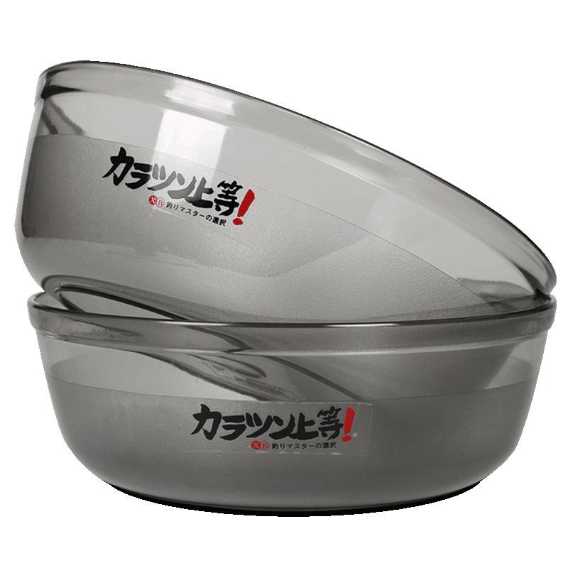 犀宝饵料盆两件套鱼饵拌料盆拌饵盆加厚鱼饵盒鱼食盆不沾饵开饵盆