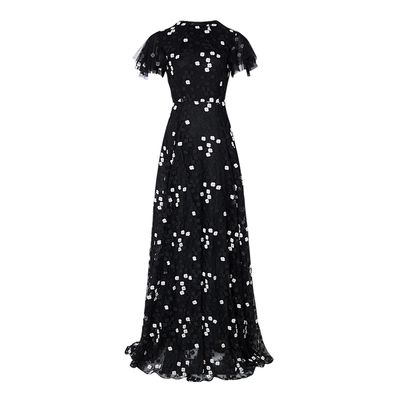 繁花MAISONX.U法式蕾丝连衣裙