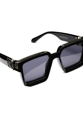 大框方形明星同款男美式复古眼镜