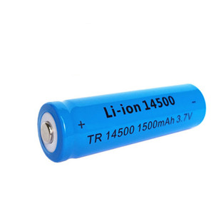 可充电14500锂电池大容量AA五号1500mAh 3.7V 强光手电筒5号电池