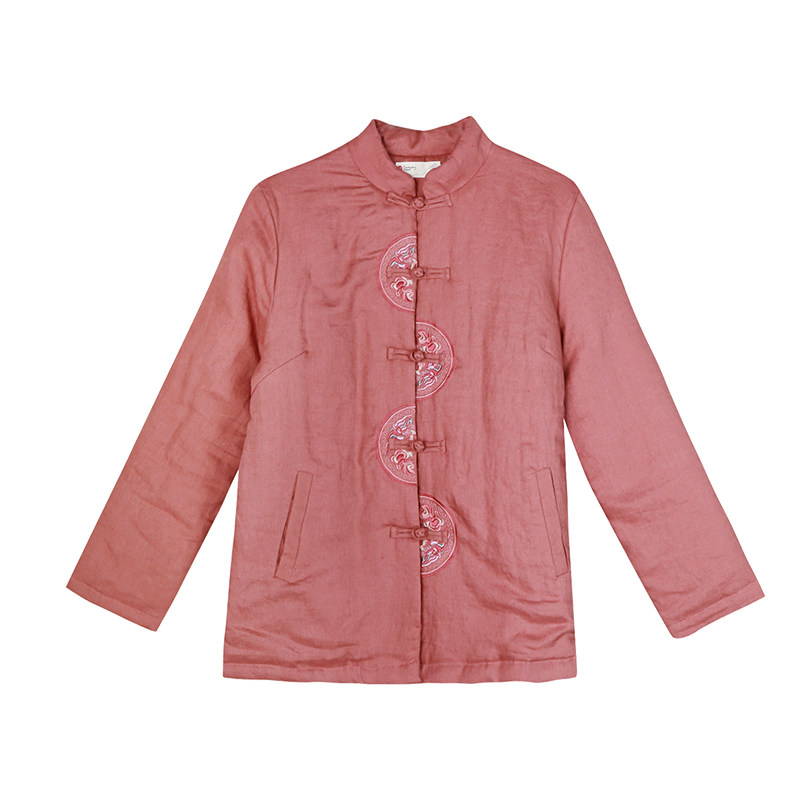 盘扣中式复古布衣女装秋冬款棉服