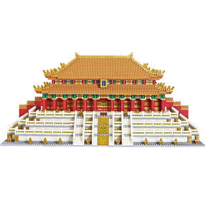 建筑模型太和殿玩具拼图积木