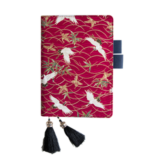 英范 创意吉祥如意系列手账本笔记本子复古布艺手帐本HOBO书衣封套大学生日记本礼品套装