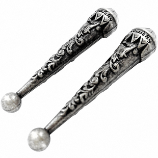 波洛领带绳帽吊钟bolo tie金属自制DIY配件组装零件 绳头尾坠吊坠