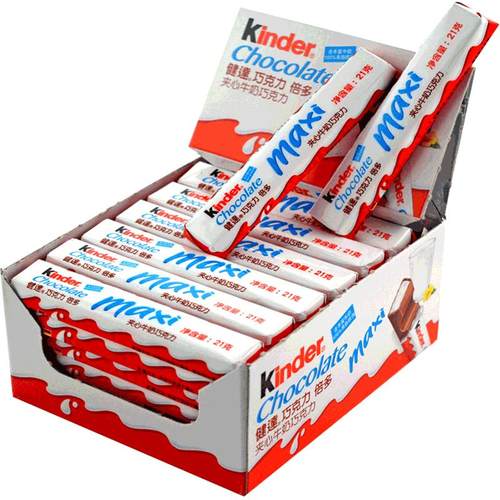 kinder健达巧克力倍多夹心牛奶巧克力河马奇趣蛋玩具缤纷乐零食