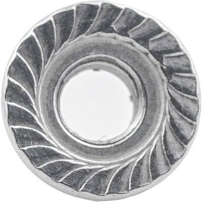 法兰螺母304不锈钢自锁防松防滑锁紧六角螺帽M3M4M6M8M10M12-m20