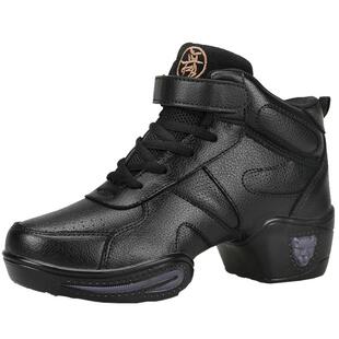 广场舞鞋高跟水兵爵士春季舞蹈鞋女成人广场舞跳舞女鞋子软底四季