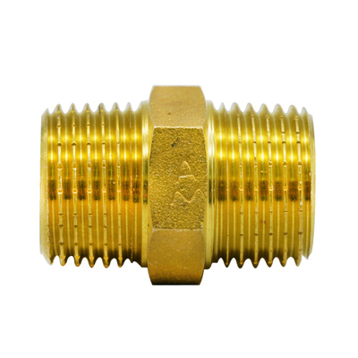 埃美柯黄铜外丝螺纹直通转换接头
