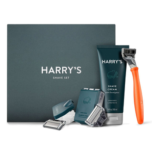 Harrys-美国官方原装礼盒正品限量手动卡夹5刀头男士剃须刀套装