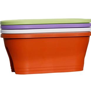 创意加厚pp树脂加厚花盆 骑马式马鞍花盆 栏杆护栏花盆种菜种花盆