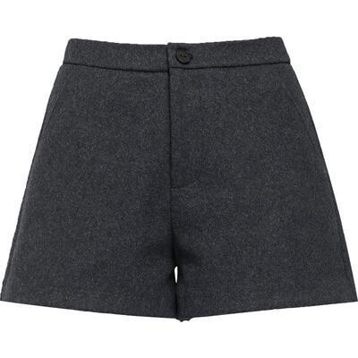 逸阳女裤毛呢2025秋冬款阔宽松