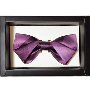 海德公园领结男结婚 婚礼新郎伴郎西服礼服渐变紫色蝴蝶结领花