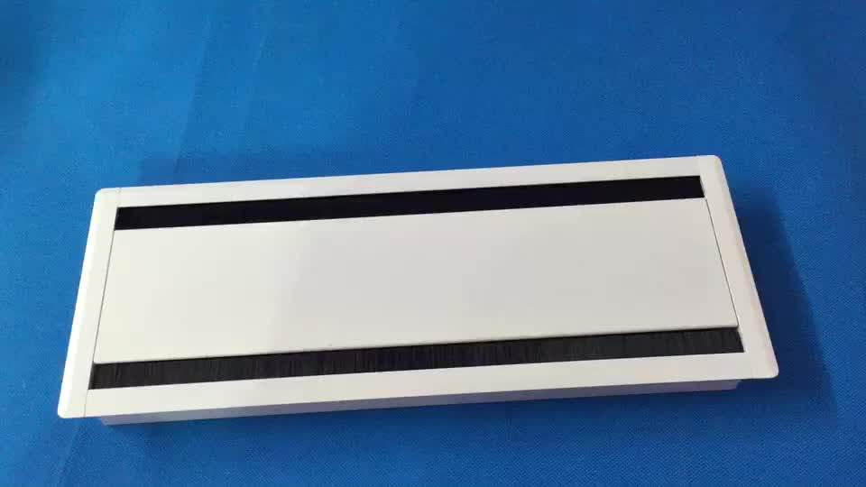 Both Side Open Flip Up Cable Management Box / Wire Grommet Box For