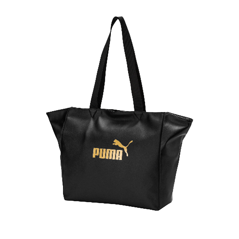 彪马Puma 女子PU简约手提包拎包大容量托特包单肩包075953 077919