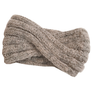 复古毛线针织编织发带网红马海毛百搭宽边发箍发饰森女系秋冬日韩