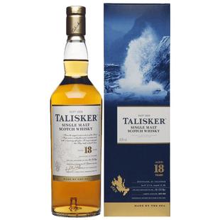 御玖轩 进口洋酒Talisker泰斯卡18年单一麦芽苏格兰威士忌45.8度