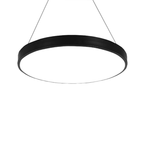 led办公室圆形吊灯超薄吸顶灯北欧风格简约客厅卧室书房照明灯具