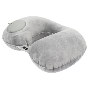 充气u型枕护颈枕飞机颈椎脖枕旅行便携坐车午睡觉神器吹气u形枕头