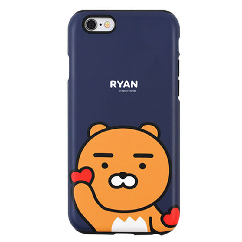 韩国正品KAKAO手機殼适用iPhone8Plus 8 7 SE2 SE3双层全包保护壳