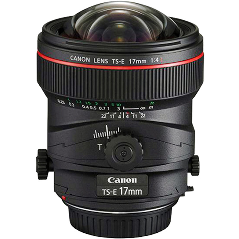 出租单反镜头佳能 TS-E 17mm F4 17mm移轴镜头兰拓相机租赁