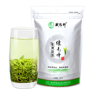 绿茶2025年新茶绿毛峰炒青特一级四川蒙顶山茶袋装散装浓香型500g