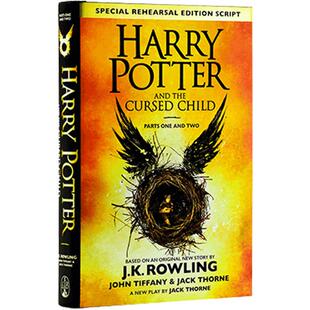 哈利波特8 哈利波特与被诅咒的孩子 英文原版 Harry Potter and the Cursed Child 1-7 续集 JK 罗琳 小说书籍 英语畅销