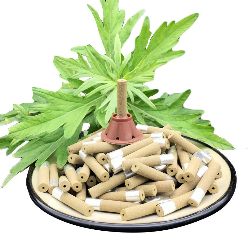 蕲艾艾灸贴60粒全身艾灸随身灸艾灸盒家用艾条艾柱艾艾炙贴正品仪