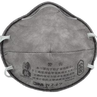 正品3M8247口罩/防有机气体/异味/汽车尾气/装修雾霾甲醛/口罩