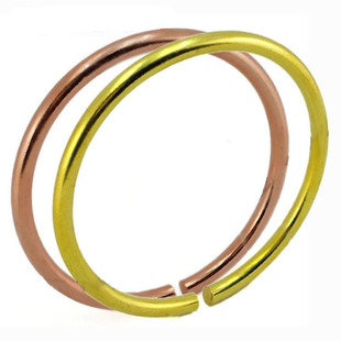 可定做手工简约保真正宗纯铜黄铜红铜紫铜手镯男女节日礼物