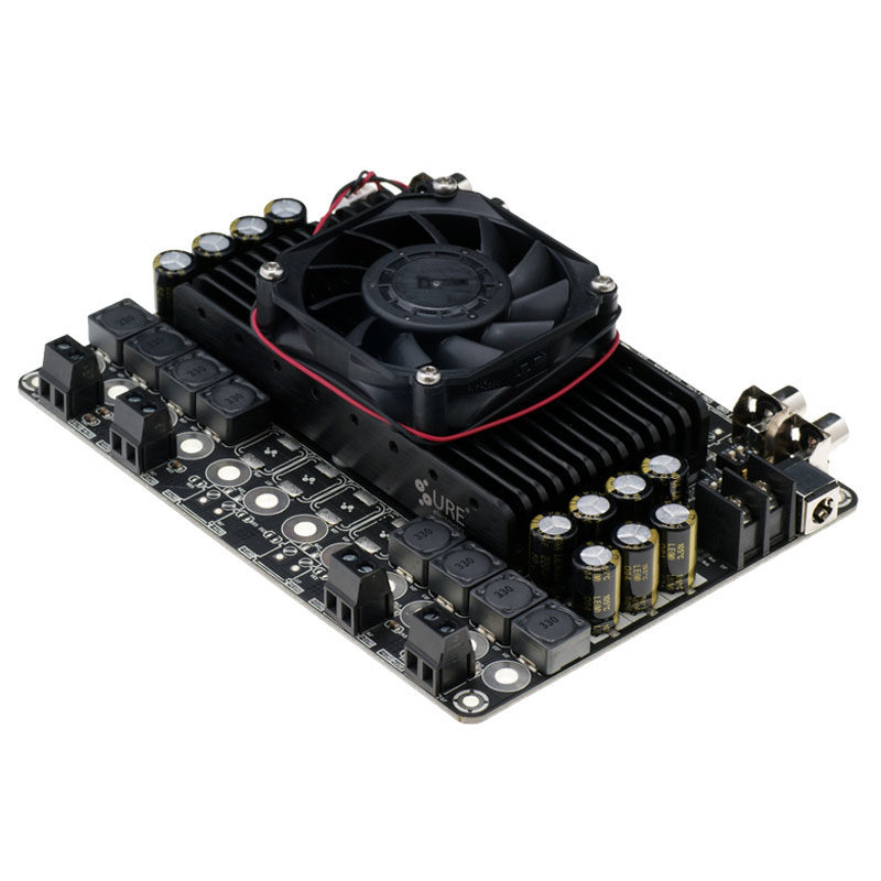 SURE四通道100W车载HIFI音响改装D类TDA7498功放板消防灾害广播