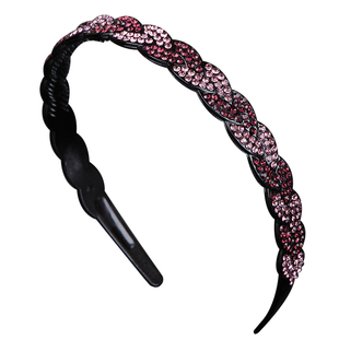 发卡带齿发箍女韩国头饰简约百搭头窟水钻压发精致防滑头箍发饰品