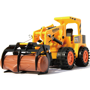 大号遥控抓木车夹木伐木车电动钩机遥控车工程车儿童玩具男孩礼物