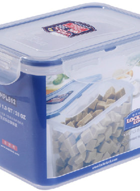正品乐扣乐扣保鲜盒塑料保鲜盒1l