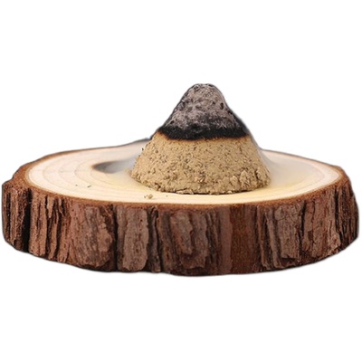 艾绒手工锥形隔物灸艾柱