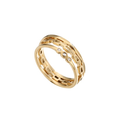 3件套组合三生三世18k关节戒指环