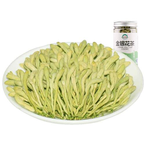 弘强花草茶金银花金银花茶自制金银花露茶叶可搭配玫瑰花茶菊花茶