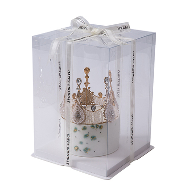 全透明6寸8寸10寸12寸14寸单层双层三层加高特高气球生日蛋糕盒子