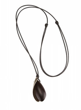 原创黑檀木款女文艺民族风项链